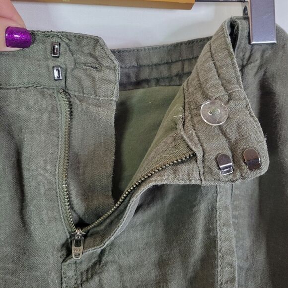 Reitmans Green Skirt with Adjustable Waist - Picture 7 of 11